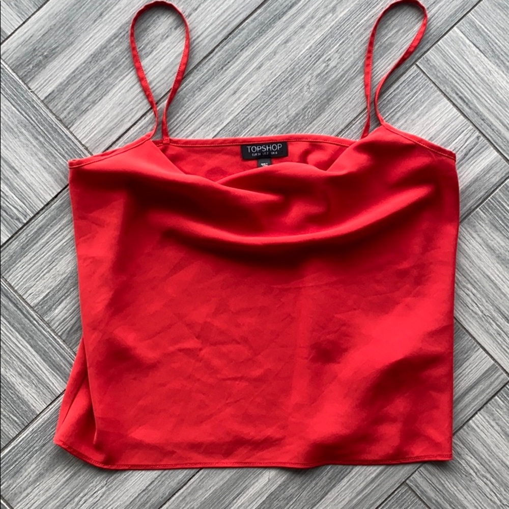 Cowl neck tank